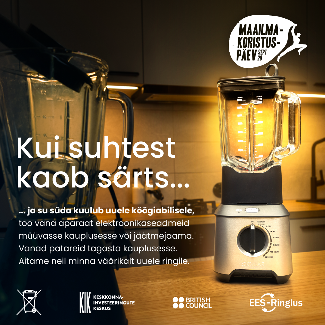 Maailmakoristuspäev kutsub koguma väikeelektroonikat, patareisid ja akusid